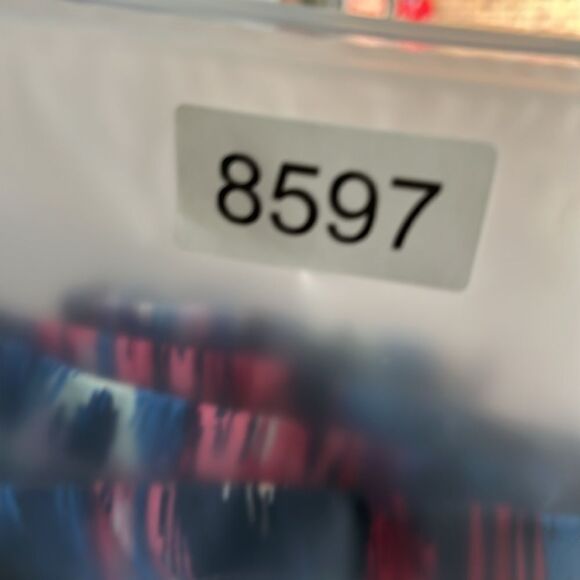 NWOT Just Be Women’s Multi Color Leggings - Ankle Length No Pockets - Size 1XL - Picture 5 of 5